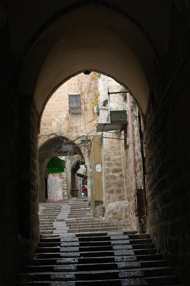 schody w starej Jerozolimie